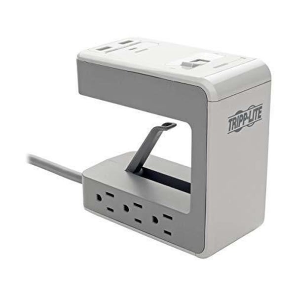 Doomsday Outlet Strip, Surge, USB, 5-15R, 5-15P, 8 ft., Gray DO3465977 - main